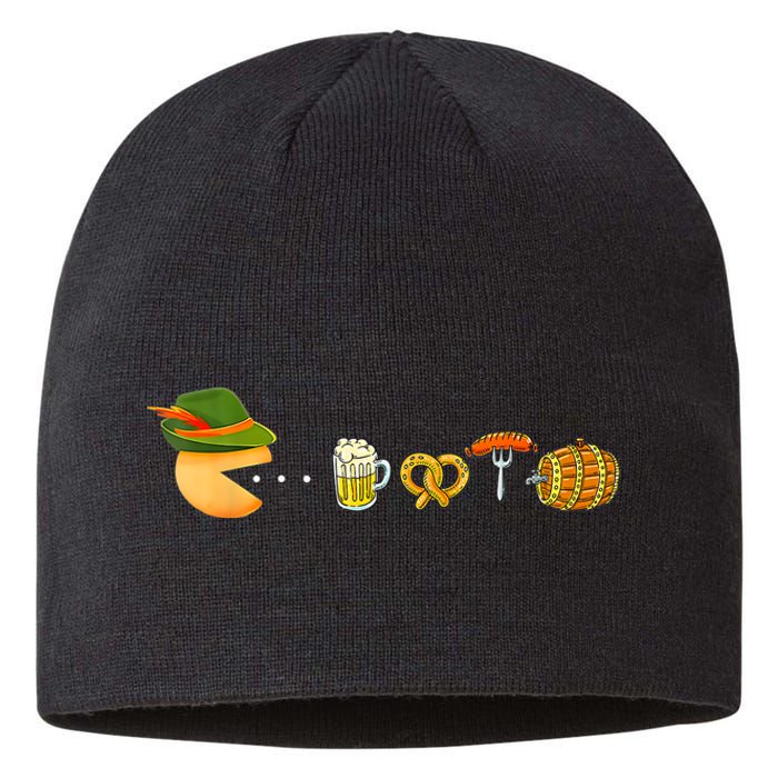 Funny Oktoberfest Gamer Beer Festival Sustainable Beanie