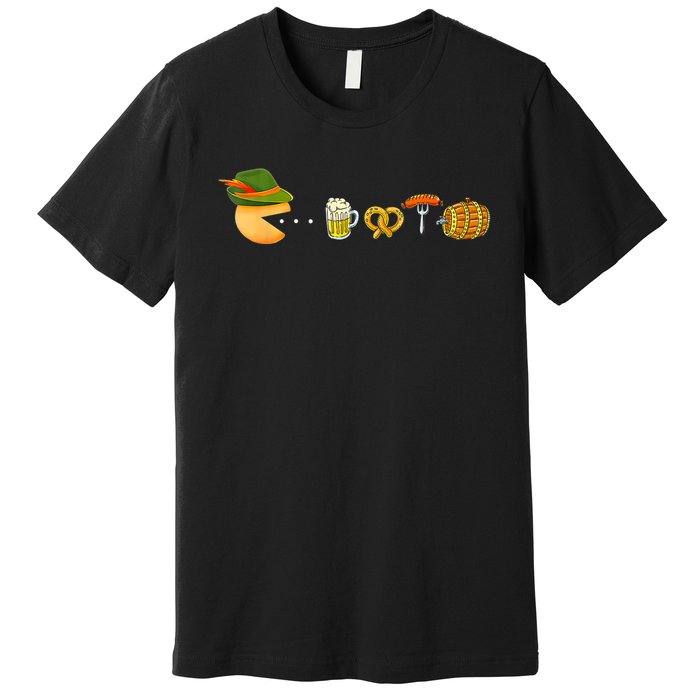 Funny Oktoberfest Gamer Beer Festival Premium T-Shirt