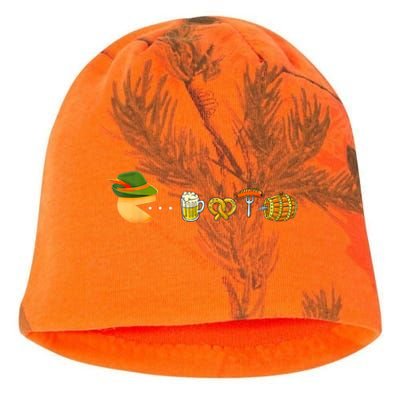 Funny Oktoberfest Gamer Beer Festival Kati - Camo Knit Beanie