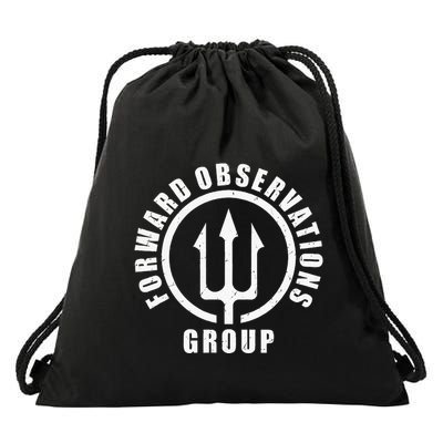 Forward Observations Group. Fog Trident Spear Drawstring Bag