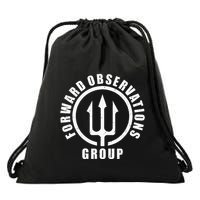 Forward Observations Group. Fog Trident Spear Drawstring Bag