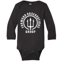 Forward Observations Group. Fog Trident Spear Baby Long Sleeve Bodysuit