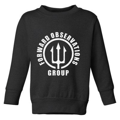 Forward Observations Group. Fog Trident Spear Toddler Sweatshirt