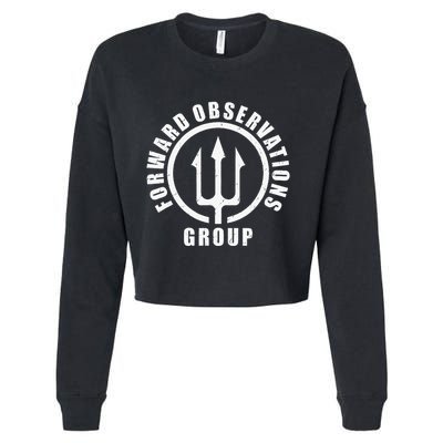 Forward Observations Group. Fog Trident Spear Cropped Pullover Crew