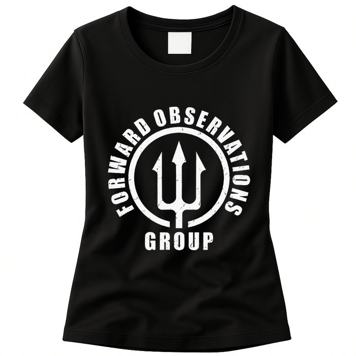 Forward Observations Group. Fog Trident Spear Womens T-Shirt