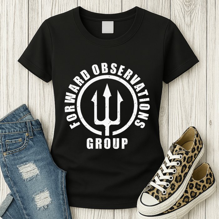 Forward Observations Group. Fog Trident Spear Womens T-Shirt