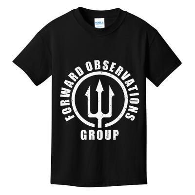 Forward Observations Group. Fog Trident Spear Kids T-Shirt