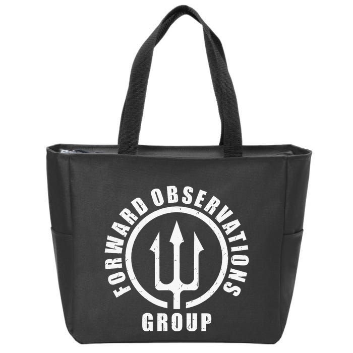 Forward Observations Group. Fog Trident Spear Zip Tote Bag
