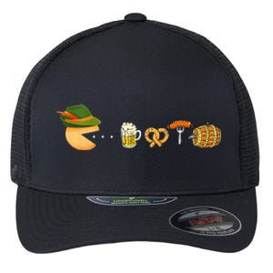 Funny Oktoberfest Gamer Beer Festival German Beer Drinking Flexfit Unipanel Trucker Cap