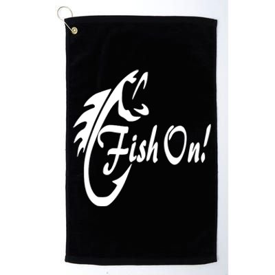 Fish On Gift Platinum Collection Golf Towel