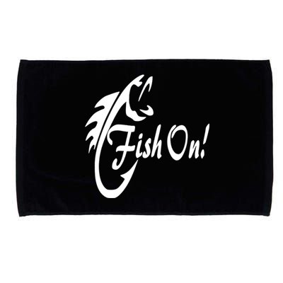 Fish On Gift Microfiber Hand Towel