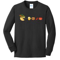 Funny Oktoberfest Gamer Beer Festival Kids Long Sleeve Shirt