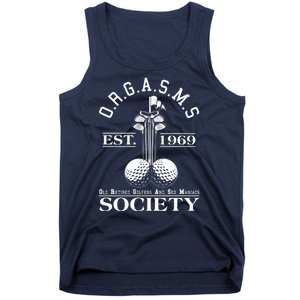 Funny ORGASMS Golf Society Est 1969 Tank Top