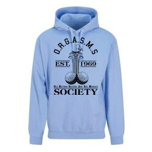 Funny ORGASMS Golf Society Est 1969 Unisex Surf Hoodie