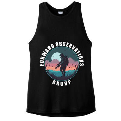 Forward Observations Group FOG Retro Scout Ladies PosiCharge Tri-Blend Wicking Tank