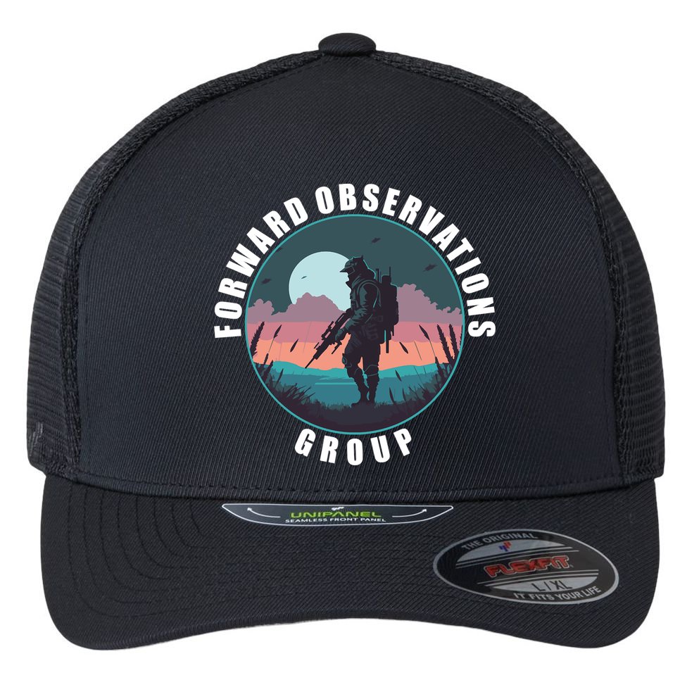 Forward Observations Group FOG Retro Scout Flexfit Unipanel Trucker Cap