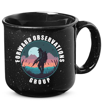 Forward Observations Group FOG Retro Scout 15oz Campfire Ceramic Mug