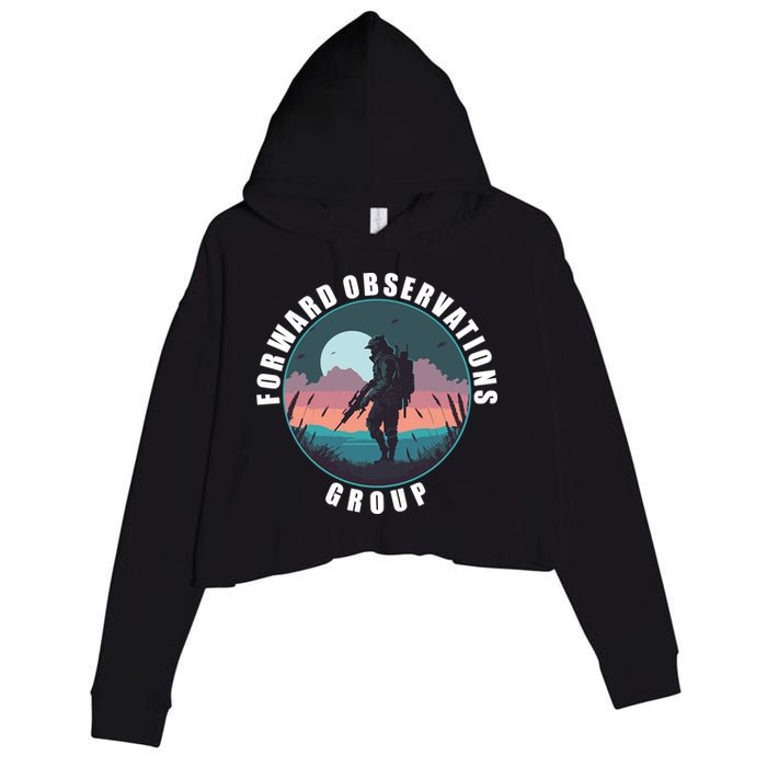 Forward Observations Group FOG Retro Scout Crop Fleece Hoodie
