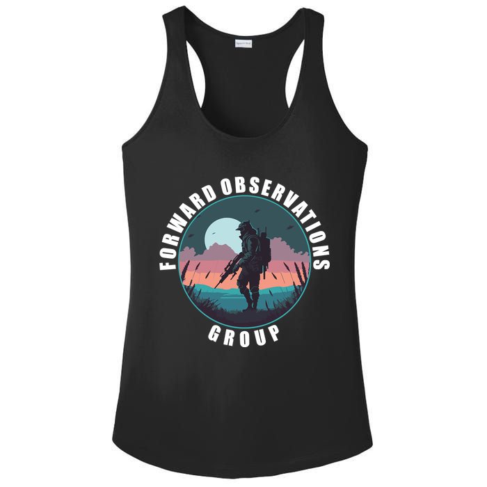 Forward Observations Group FOG Retro Scout Ladies PosiCharge Competitor Racerback Tank
