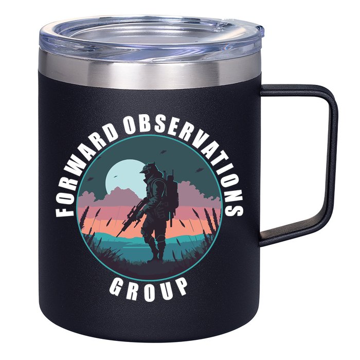 Forward Observations Group FOG Retro Scout 12oz Stainless Steel Coffee Mug