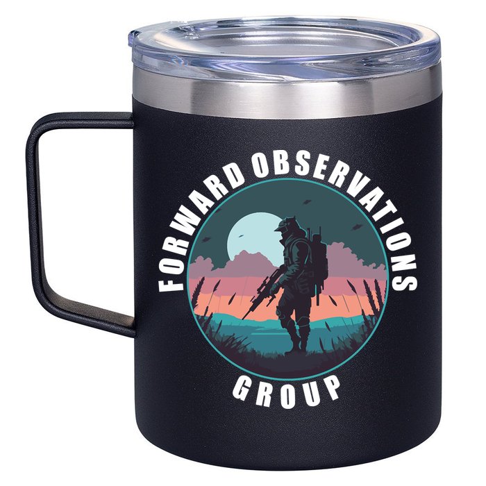 Forward Observations Group FOG Retro Scout 12oz Stainless Steel Coffee Mug