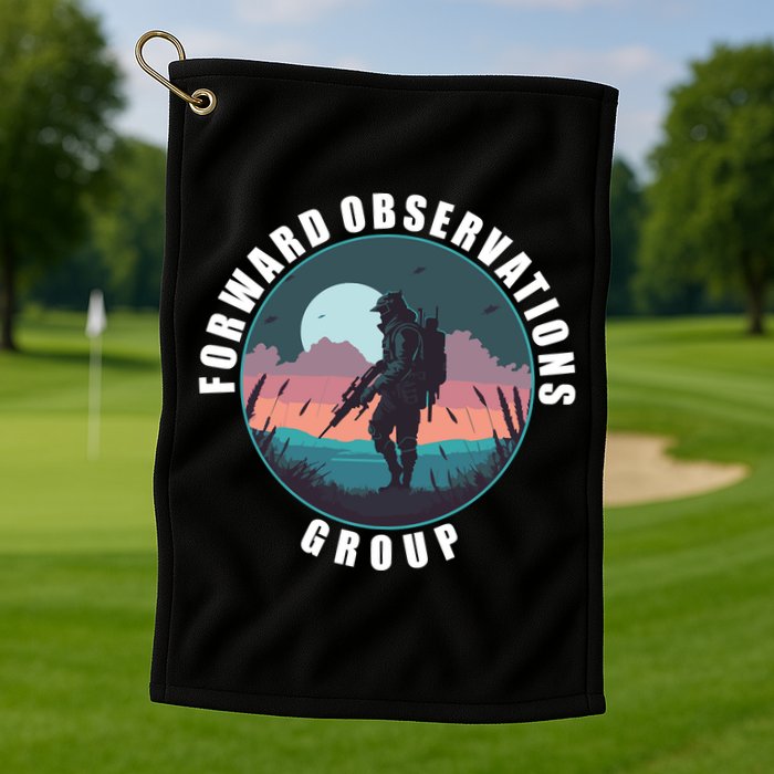 Forward Observations Group FOG Retro Scout Golf Towel