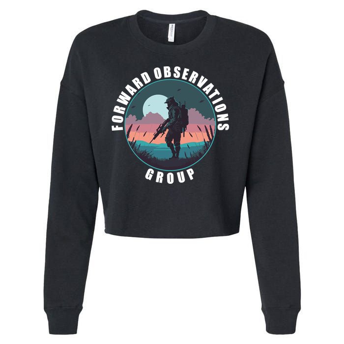 Forward Observations Group FOG Retro Scout Cropped Pullover Crew