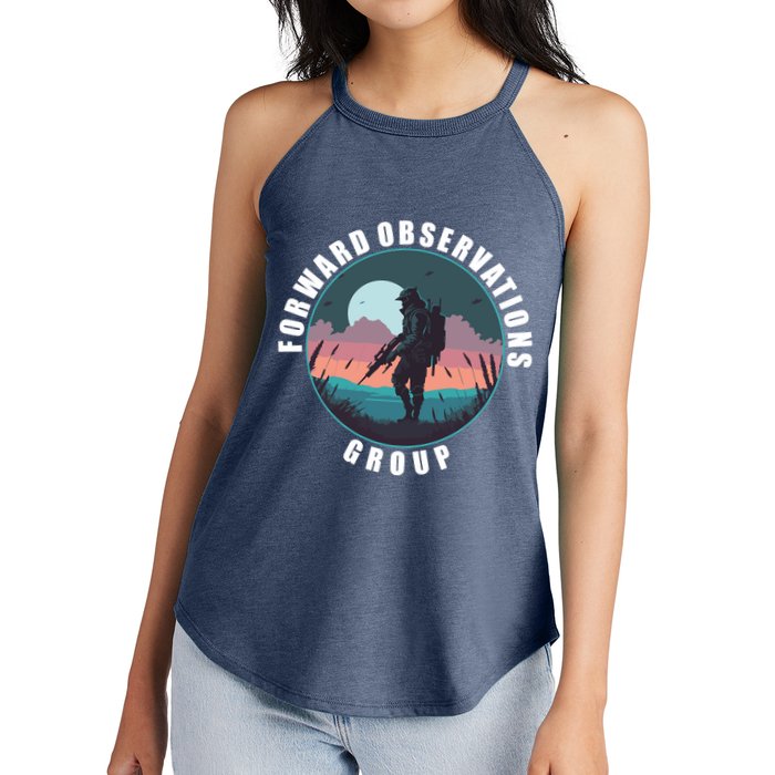 Forward Observations Group FOG Retro Scout Women's Perfect Tri Rocker Tank
