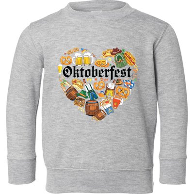 Funny Oktoberfest German Bavarian Women Beer Fest Toddler Sweatshirt