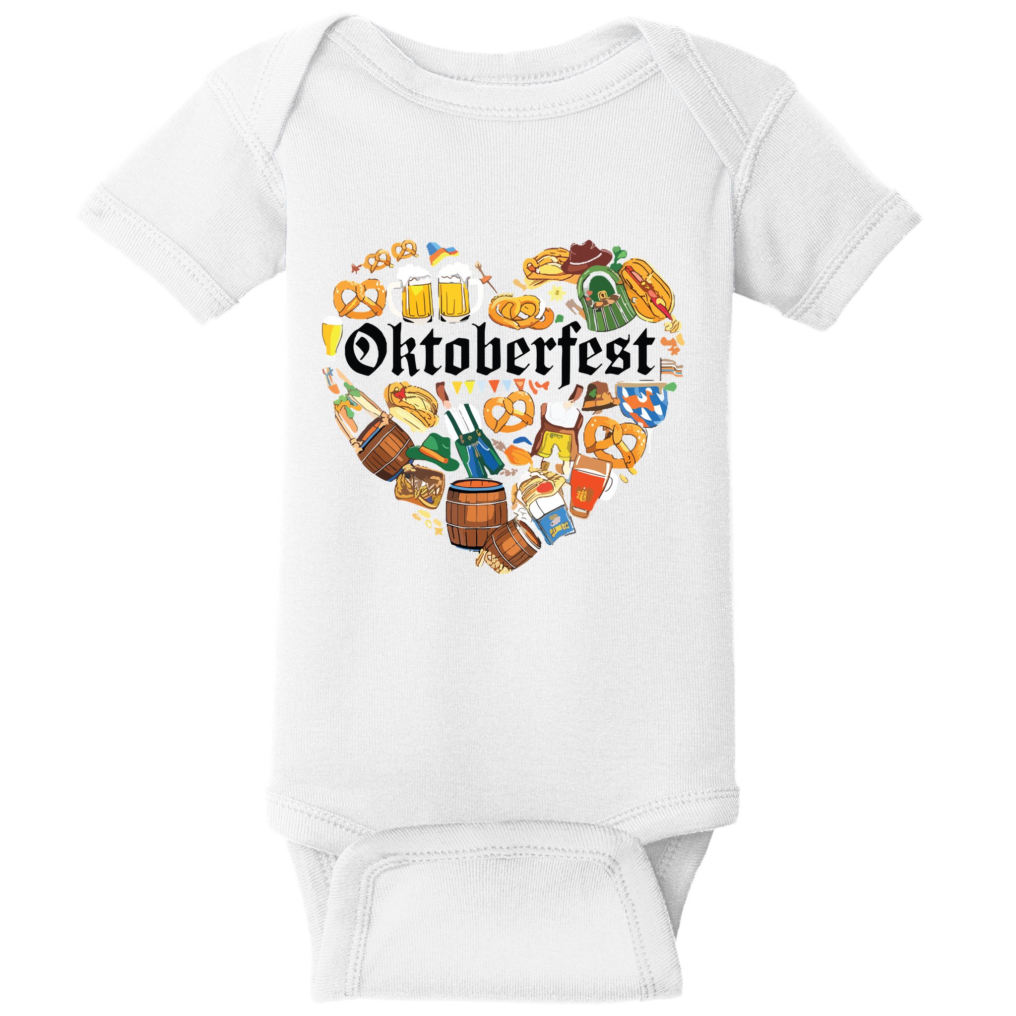 Funny Oktoberfest German Bavarian Women Beer Fest Baby Bodysuit