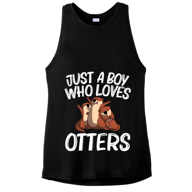 Funny Otter Gift For Boys Sea Otter Animal Pet Costume Gift Ladies PosiCharge Tri-Blend Wicking Tank