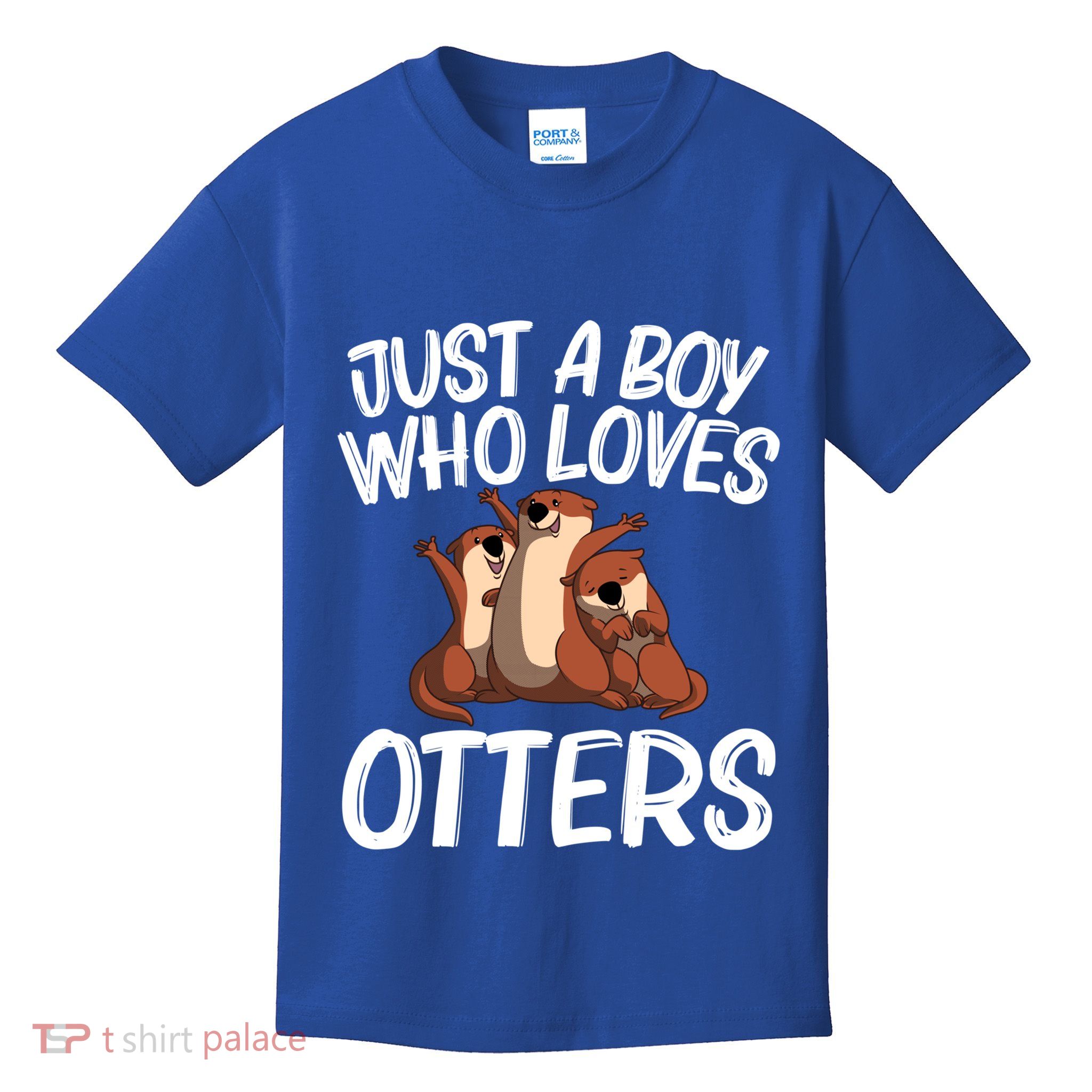 Funny Otter Gift For Boys Sea Otter Animal Pet Costume Gift Kids T-Shirt