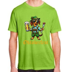 Funny Oktoberfest German Dachshund Weiner Dog Beer Lover Gift Adult ChromaSoft Performance T-Shirt