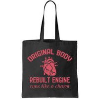 Funny Open Heart Bypass Surgery Recovery Get Well Gift Tote Bag