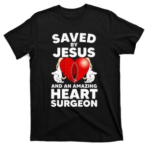 Funny Open Heart Surgery Design For Men Women Heart Patients T-Shirt