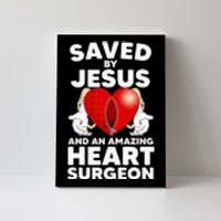 Funny Open Heart Surgery Design For Men Women Heart Patients Canvas