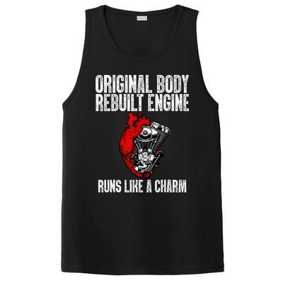 Funny Open Heart Surgery Recovery Survivor Gift PosiCharge Competitor Tank