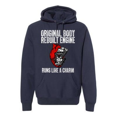 Funny Open Heart Surgery Recovery Survivor Gift Premium Hoodie