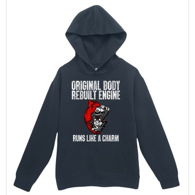 Funny Open Heart Surgery Recovery Survivor Gift Urban Pullover Hoodie