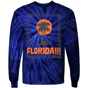 Florida One Hell Of A Drug Tortured Poets Ttpd Tie-Dye Long Sleeve Shirt