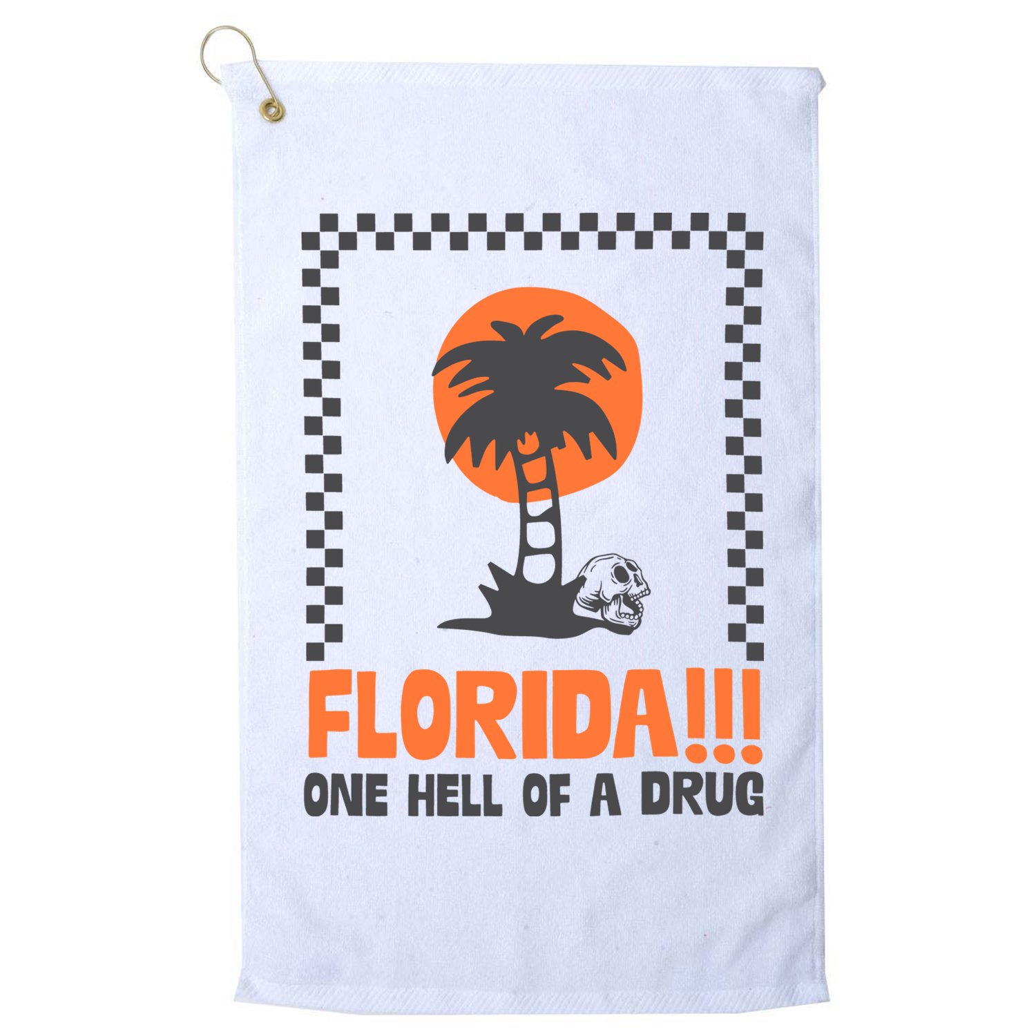 Florida One Hell Of A Drug Tortured Poets Ttpd Golf Towel