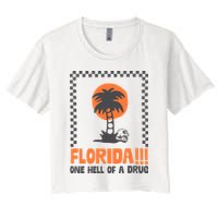 Florida One Hell Of A Drug Tortured Poets Ttpd Women's Crop Top Tee