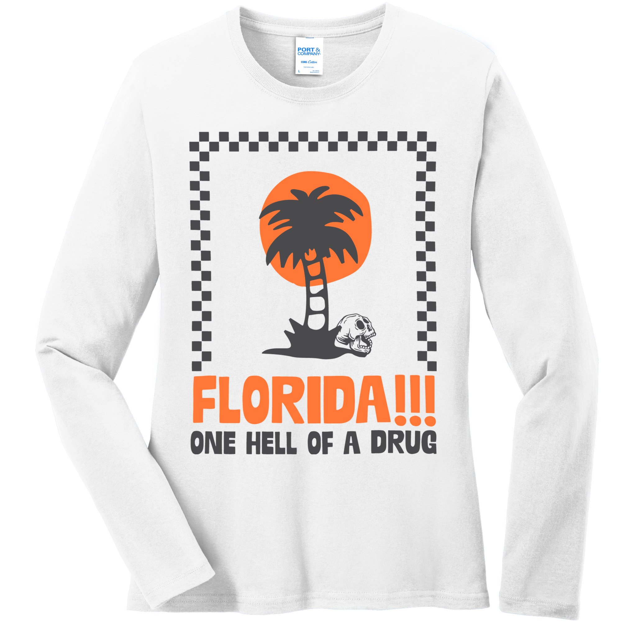 Florida One Hell Of A Drug Tortured Poets Ttpd Ladies Long Sleeve Shirt