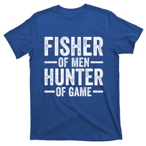 Fisher Of Hunter Of Game Funny Hunting Fishing Gift T-Shirt