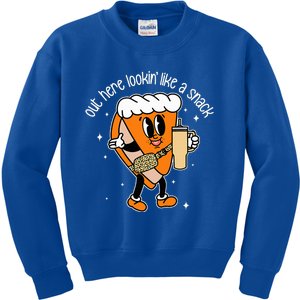 Fall Out Here Looking Like A Snack Pumpkin Spice Cute Kids Sweatshirt