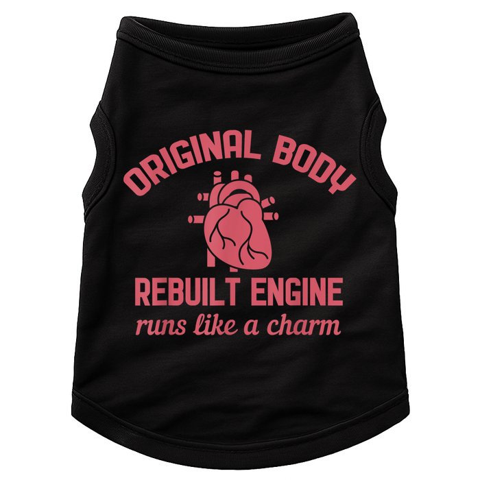 Funny Open Heart Bypass Surgery Recovery Get Well Gift Doggie Tank