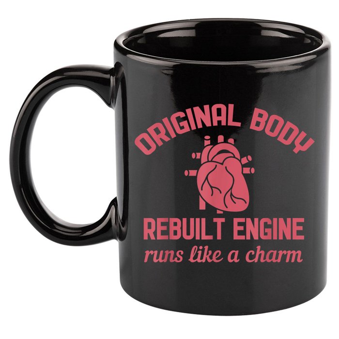Funny Open Heart Bypass Surgery Recovery Get Well Gift 11oz C Handle Ceramic Mug