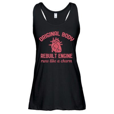 Funny Open Heart Bypass Surgery Recovery Get Well Gift Ladies Essential Flowy Tank