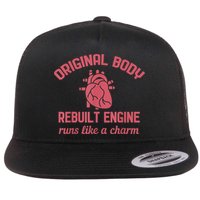 Funny Open Heart Bypass Surgery Recovery Get Well Gift Flatbill Hat