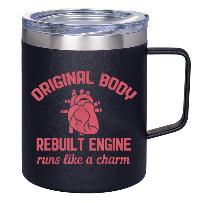 Funny Open Heart Bypass Surgery Recovery Get Well Gift 12oz Stainless Steel Coffee Mug